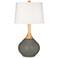 Gauntlet Gray Wexler Table Lamp with Dimmer