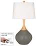 Gauntlet Gray Wexler Table Lamp with Dimmer