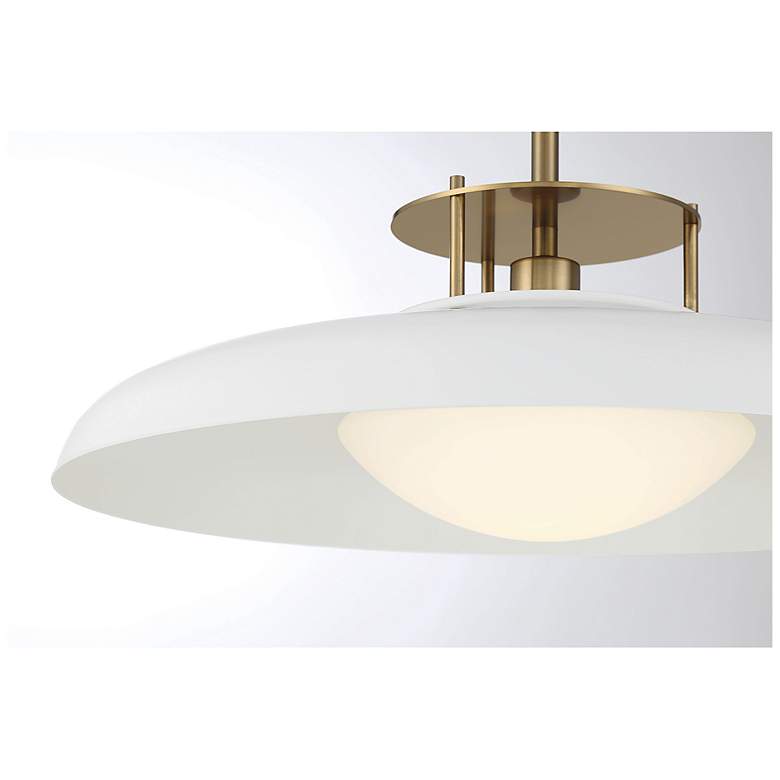 Image 6 Gavin 20" Wide Warm Brass Metal Pendant Light more views