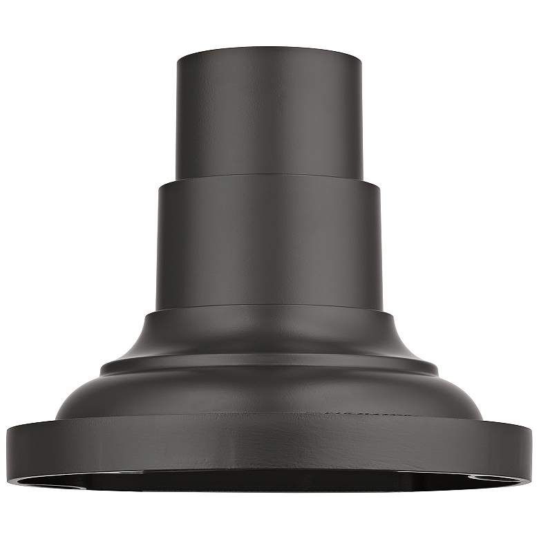 Image 6 Gavin 6 1/2" High Bronze Aluminum Outdoor Pier Mount Adapter more views