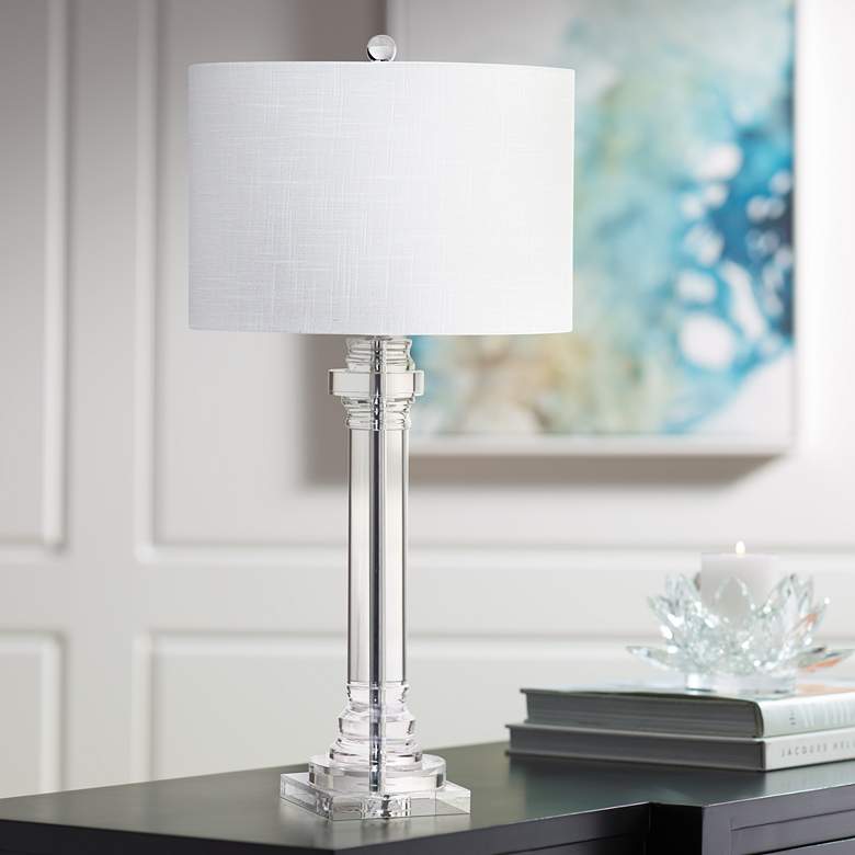 Image 1 Gavinana Solid Crystal Table Lamp