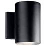 Gaviota 7" High Textured Black LED Outdoor Wall Light