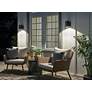 6_Gaviota 7" High Textured Black LED Outdoor Wall Light more views