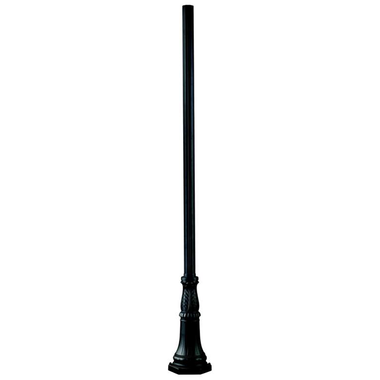 Image 1 Gaviota 96" High Black Outdoor Post Pole