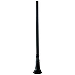 Gaviota 96" High Black Outdoor Post Pole