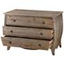 Gavorrano 44" Wide Burnished Pine 3-Drawer Wood Foyer Chest