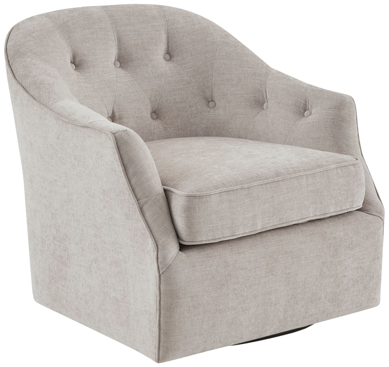 Madison Park Calvin Swivel Chair Natural