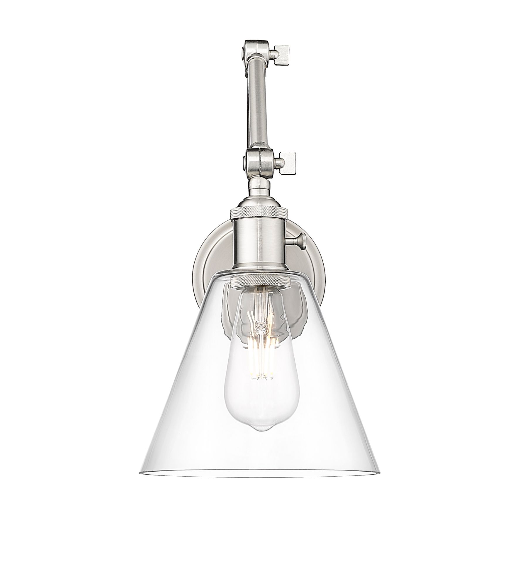 Image 5 Gayson by Z-Lite Brushed Nickel 1 Light Wall Sconce more views
