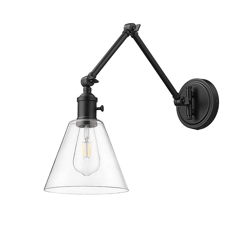 Image 7 Gayson by Z-Lite Matte Black 1 Light Wall Sconce more views