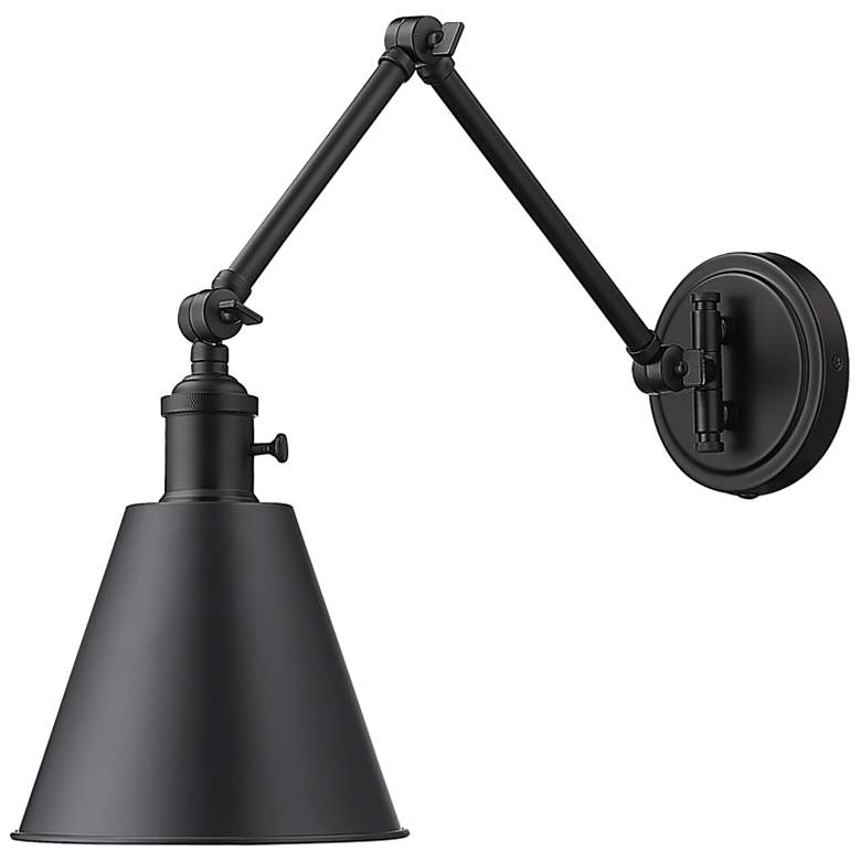 Image 2 Gayson by Z-Lite Matte Black 1 Light Wall Sconce