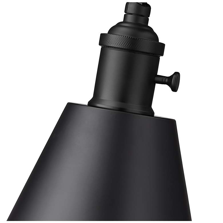 Image 7 Gayson by Z-Lite Matte Black 1 Light Wall Sconce more views
