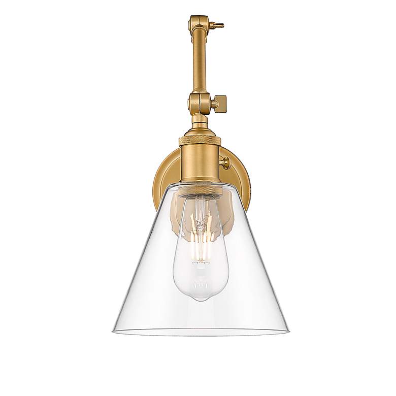Image 5 Gayson by Z-Lite Rubbed Brass 1 Light Wall Sconce more views