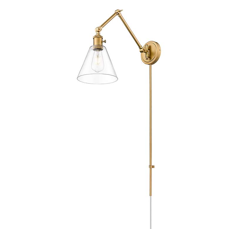 Image 6 Gayson by Z-Lite Rubbed Brass 1 Light Wall Sconce more views
