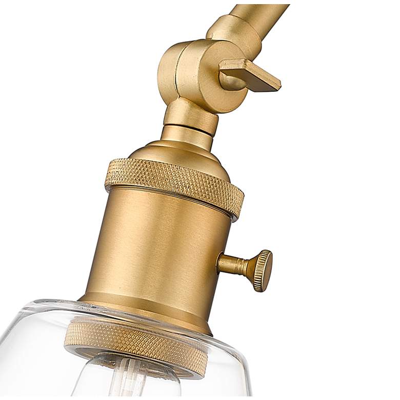 Image 7 Gayson by Z-Lite Rubbed Brass 1 Light Wall Sconce more views