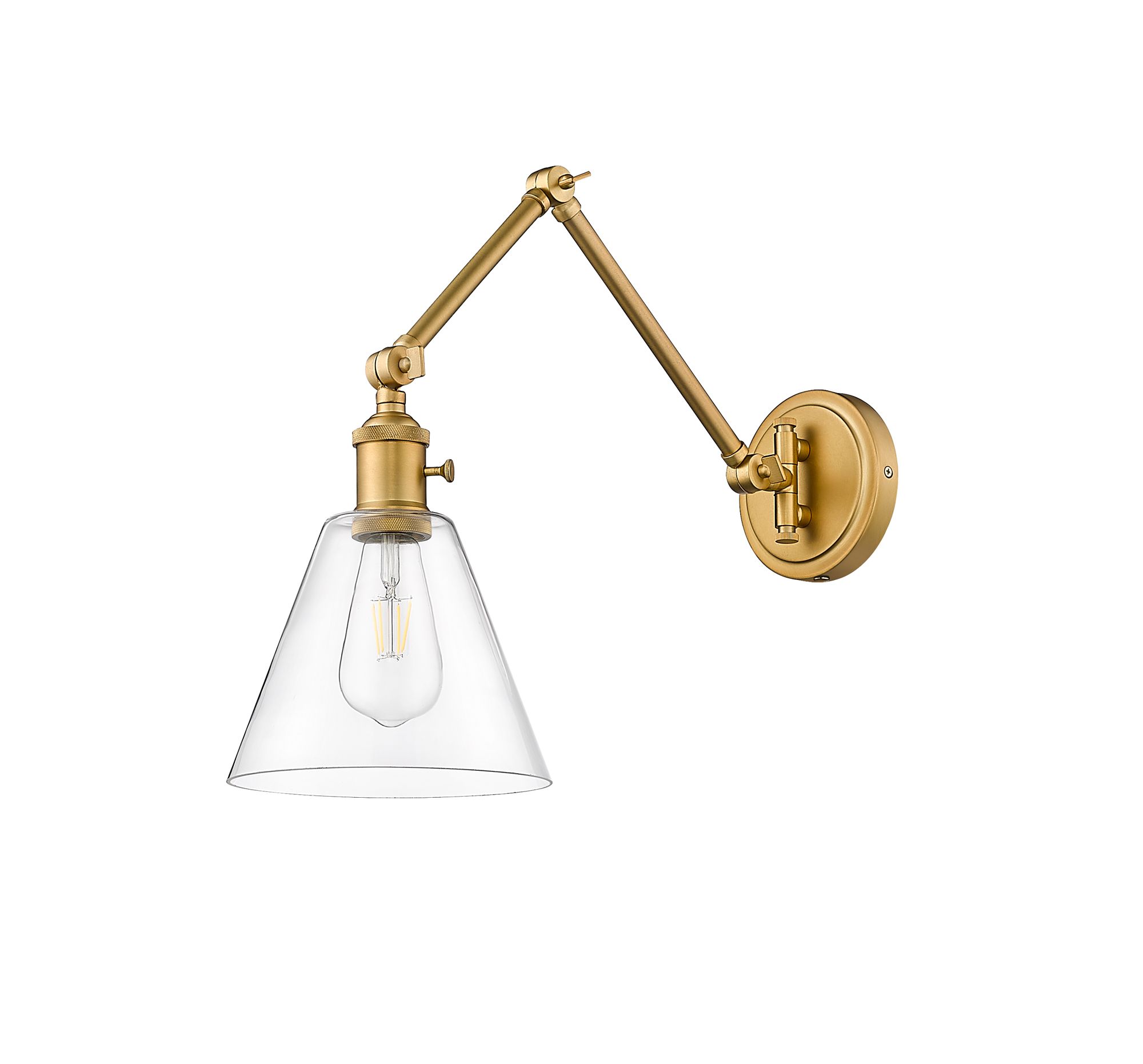 Gayson by Z-Lite Rubbed Brass 1 Light Wall Sconce
