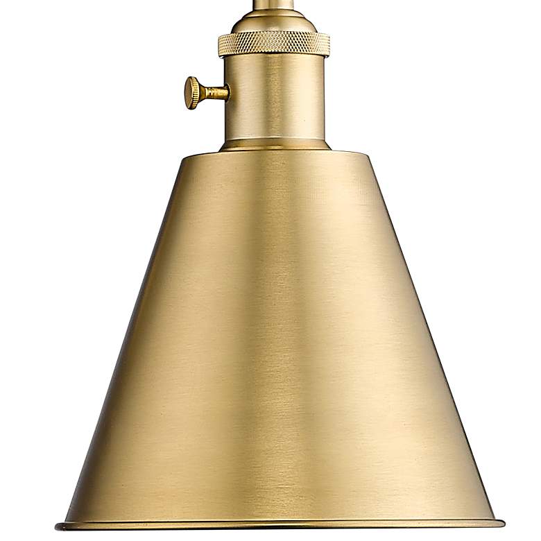 Image 4 Gayson Modern Gold Swing Arm Wall Lamp more views
