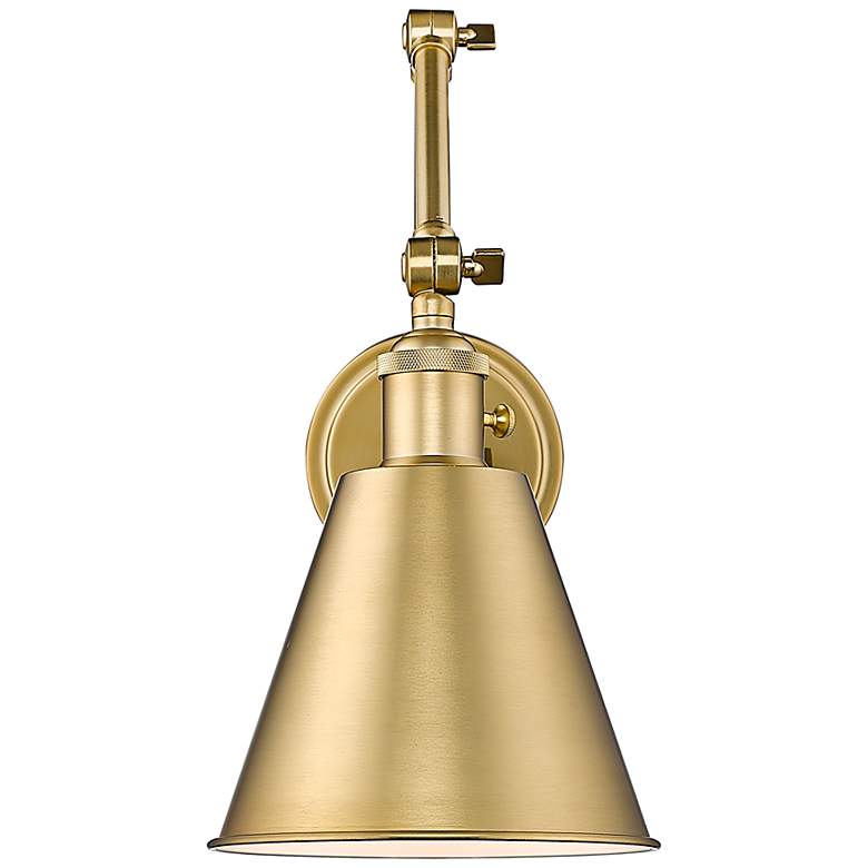 Image 6 Gayson Modern Gold Swing Arm Wall Lamp more views