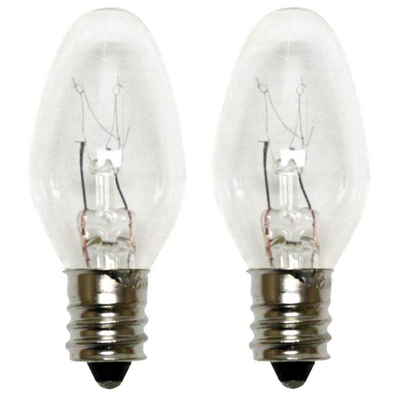 Image 1 GE 4 Watt Clear Night Light Bulbs