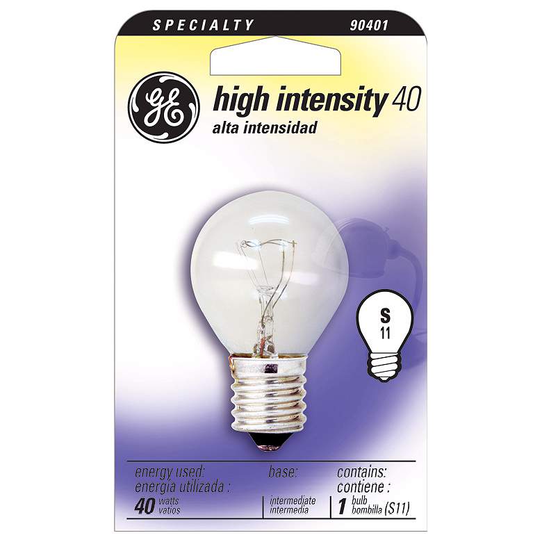 Image 1 GE 40 Watt High Intensity Bulb