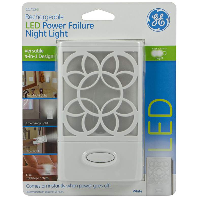 Image 1 GE White LED Power Failure Night Light