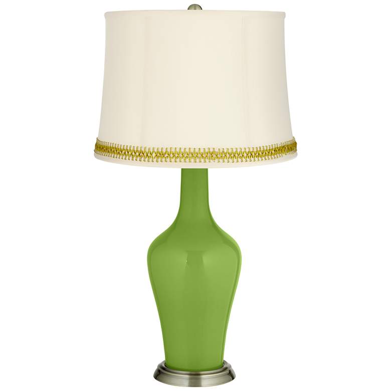 Image 1 Gecko Anya Table Lamp with Open Weave Trim