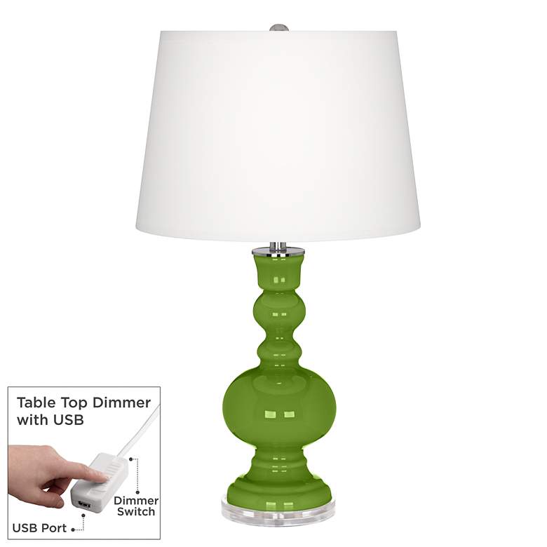 Image 1 Gecko Apothecary Table Lamp with Dimmer