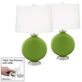 Image1 of Gecko Carrie Table Lamp Set of 2 with Dimmers