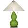 Gecko Fulton Table Lamp with Fluted Glass Shade