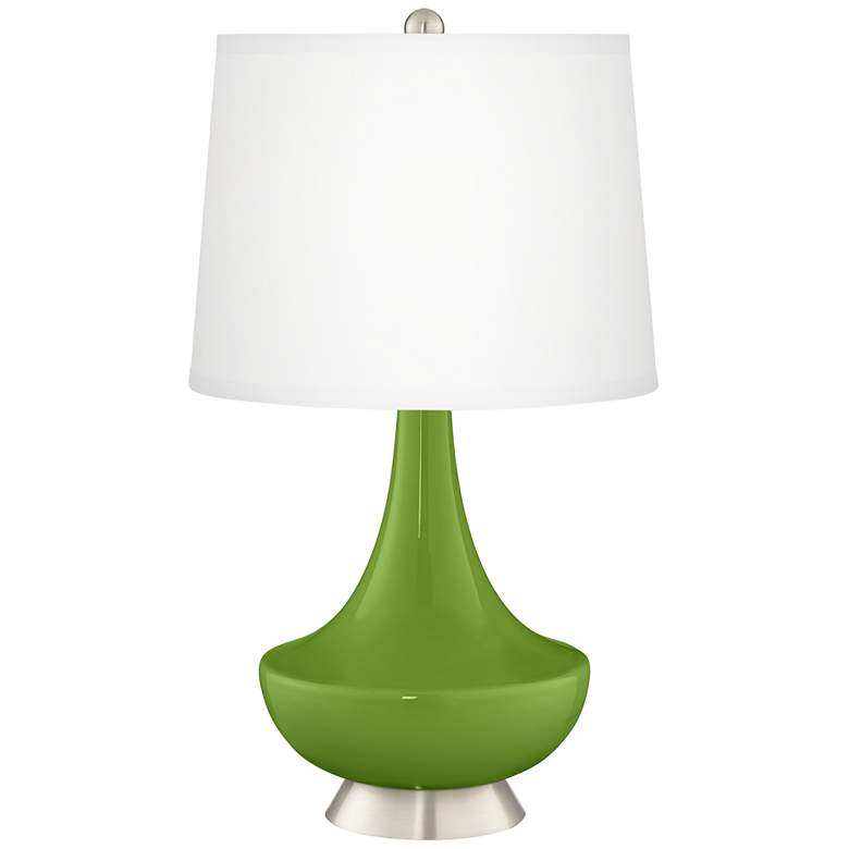 Image 2 Gecko Gillan Glass Table Lamp with Dimmer