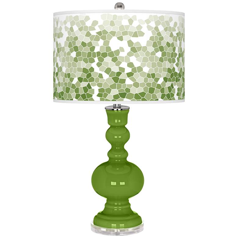 Image 1 Gecko Mosaic Giclee Apothecary Table Lamp