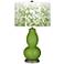 Gecko Mosaic Giclee Double Gourd Table Lamp