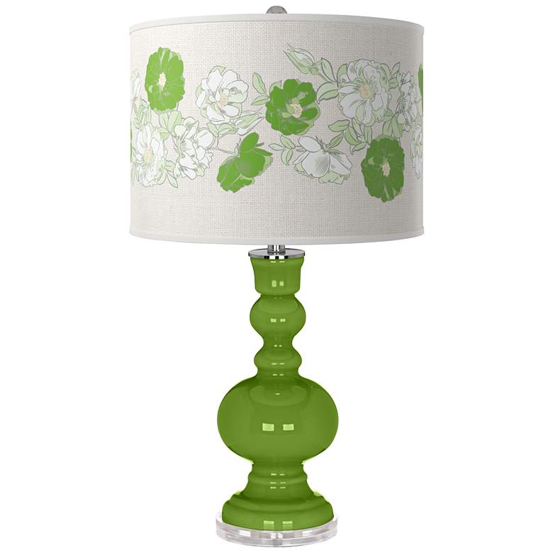 Image 1 Gecko Rose Bouquet Apothecary Table Lamp