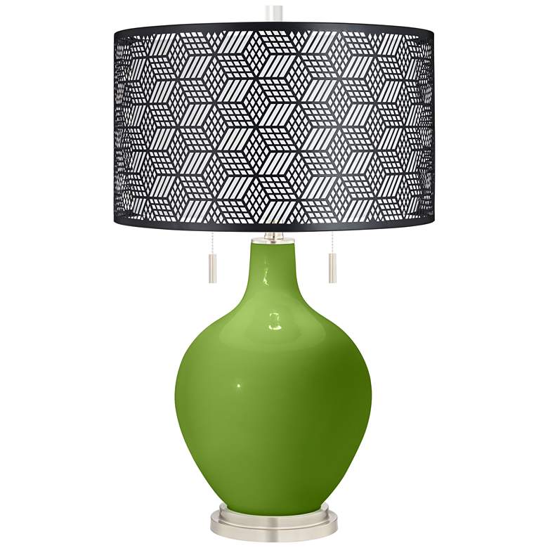 Image 1 Gecko Toby Table Lamp With Black Metal Shade