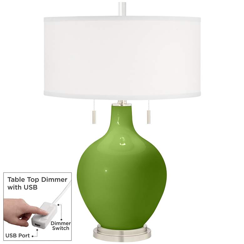 Image 1 Gecko Toby Table Lamp with Dimmer