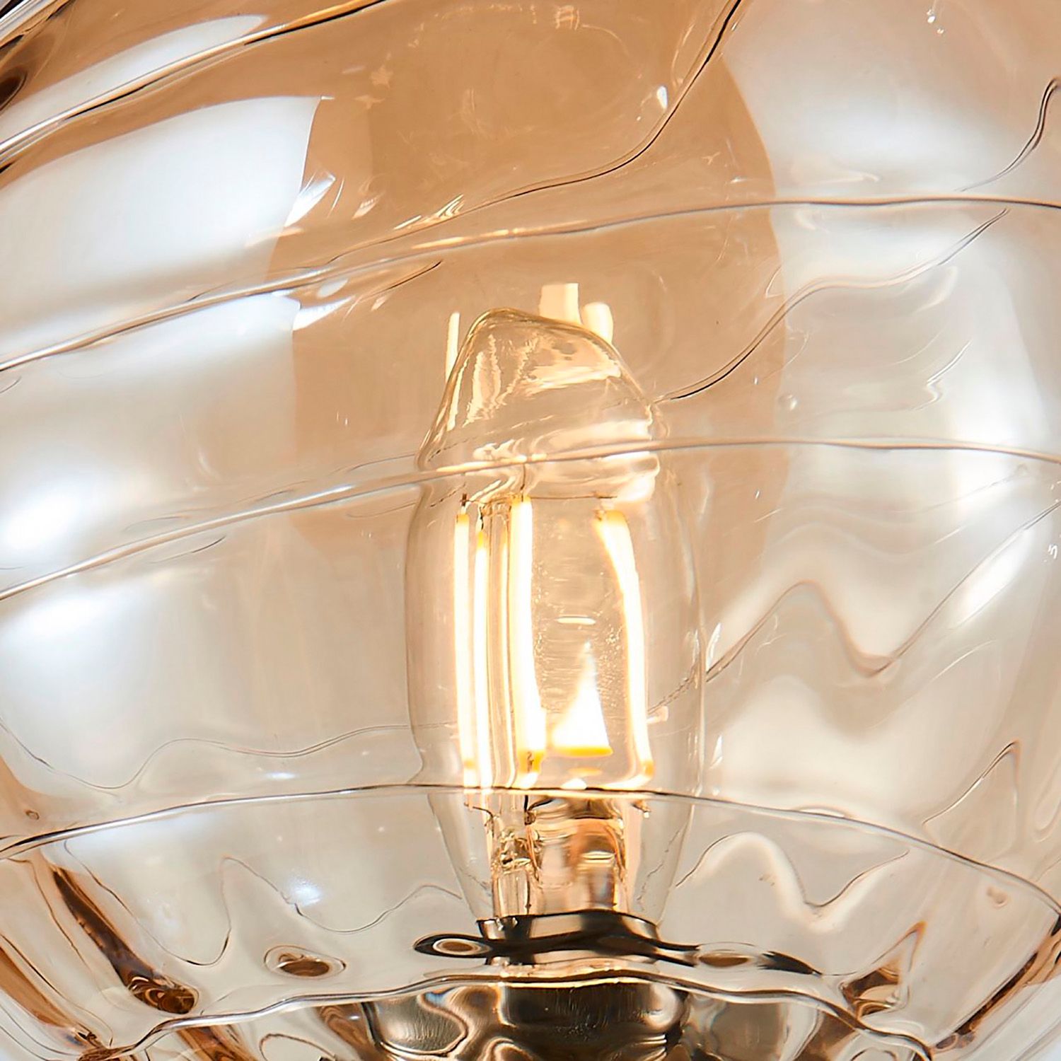 Image 7 Gem 12" High Black Wall Sconce With Amber Glass Shade more views