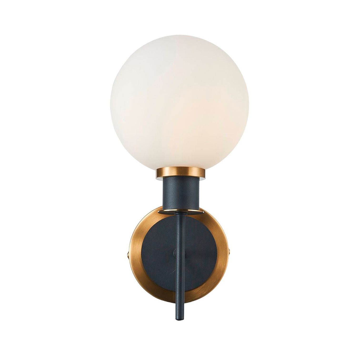 Image 3 Gem 12" High Black Wall Sconce With Clear Glass Shade more views