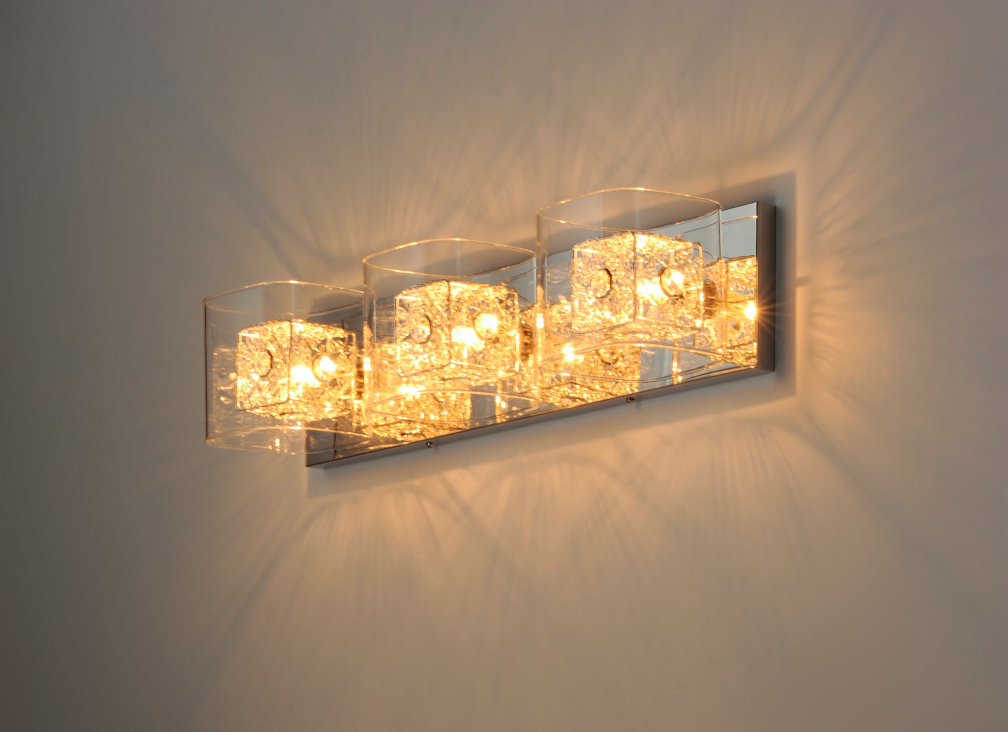 Image 3 Gem 3-Light Bath Vanity with SV Shade more views