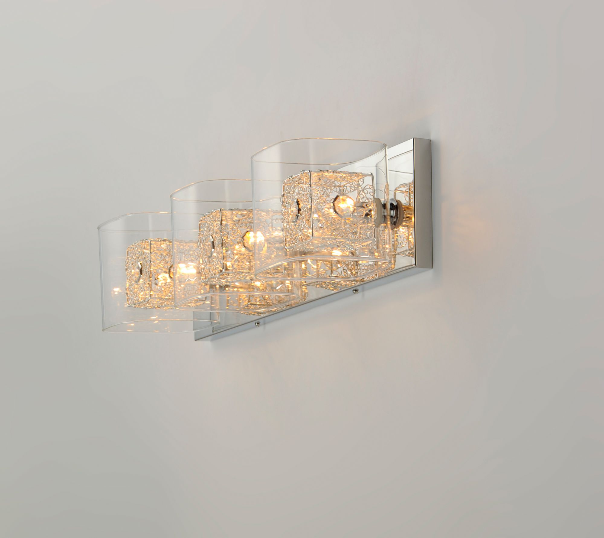 Image 4 Gem 3-Light Bath Vanity with SV Shade more views