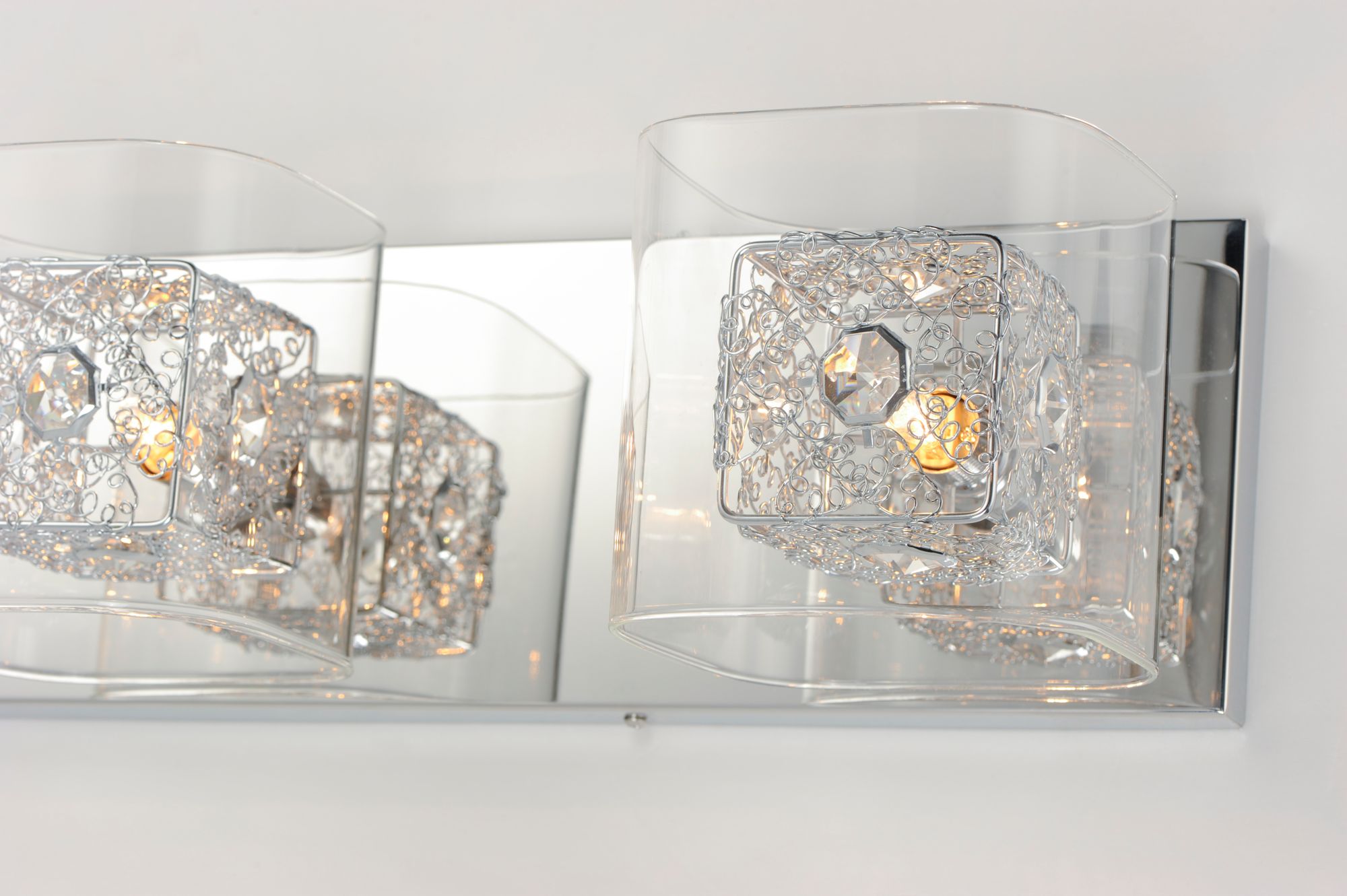 Image 3 Gem 4-Light Bath Vanity with PC Shade more views