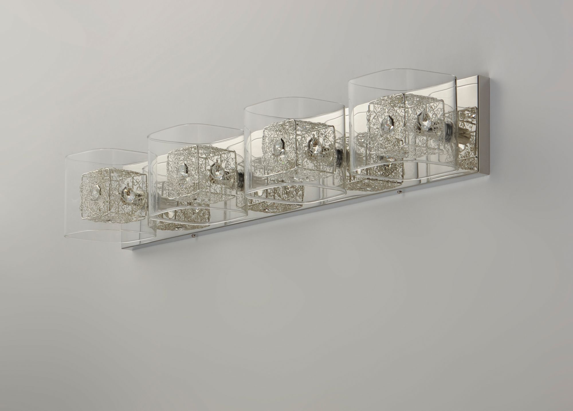 Image 3 Gem 4-Light Bath Vanity with SV Shade more views