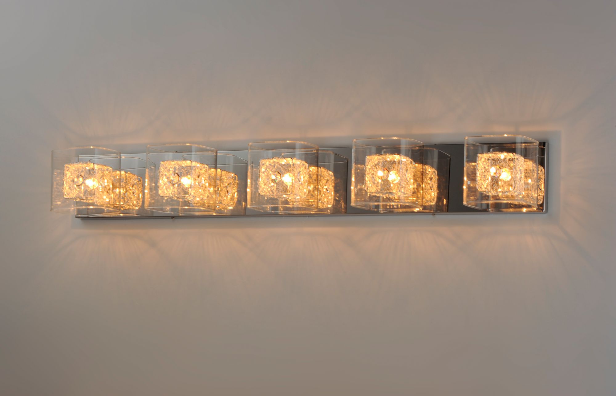 Image 3 Gem 5-Light Bath Vanity with SV Shade more views