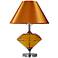 Gem Amber Diamond Glass Table Lamp
