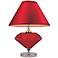 Gem Red Diamond Glass Table Lamp
