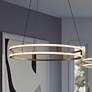 Thumbnail1 of Gemini 24" Wide Gold LED Pendant