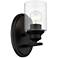 Gemma 1-Light Matte Black Sconce