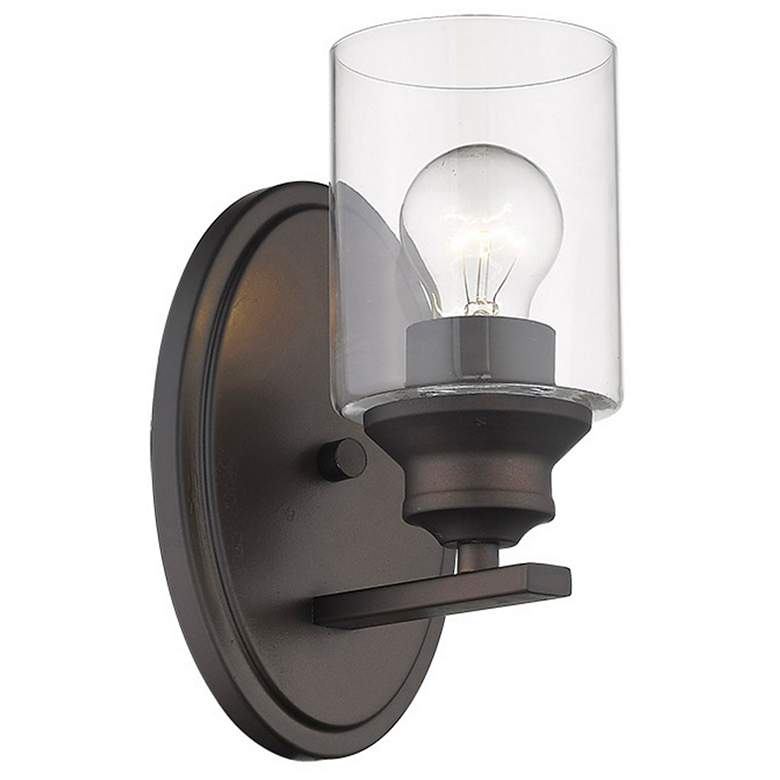 Image 1 Gemma 1-Light Oil-Rubbed Bronze Sconce
