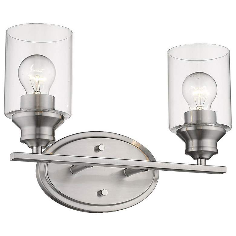 Image 1 Gemma 2-Light Satin Nickel Vanity