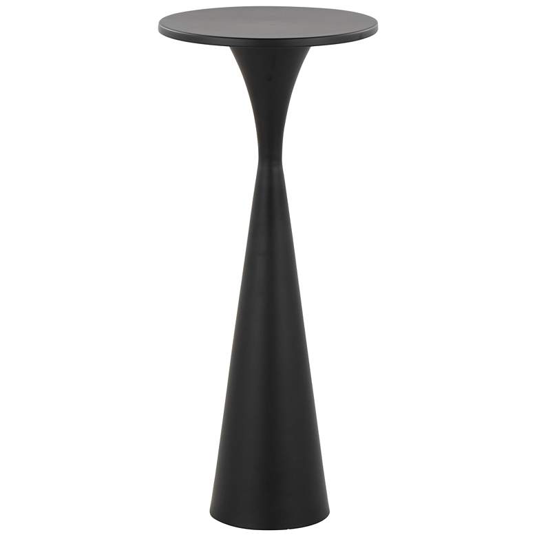 Image 2 Gemma 22" Metal Side Table Matte Black by LumiSource