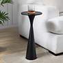 1_Gemma 22" Metal Side Table Matte Black by LumiSource