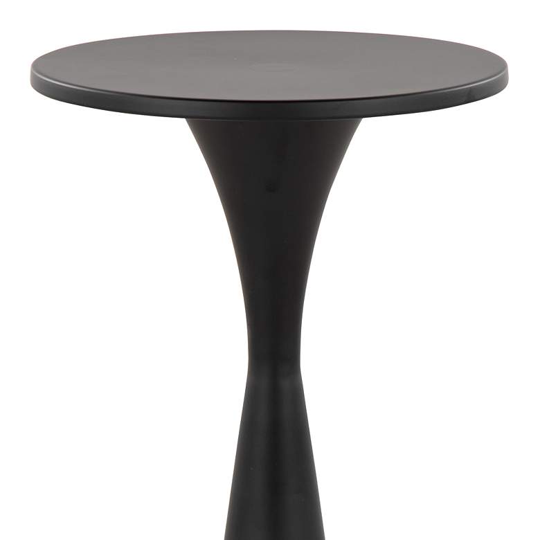 Image 3 Gemma 22" Metal Side Table Matte Black by LumiSource more views